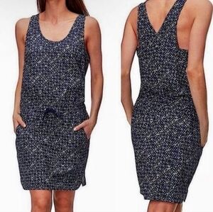 Patagonia | Fleetwith Navy Blue & White Sleeveless Dress Large